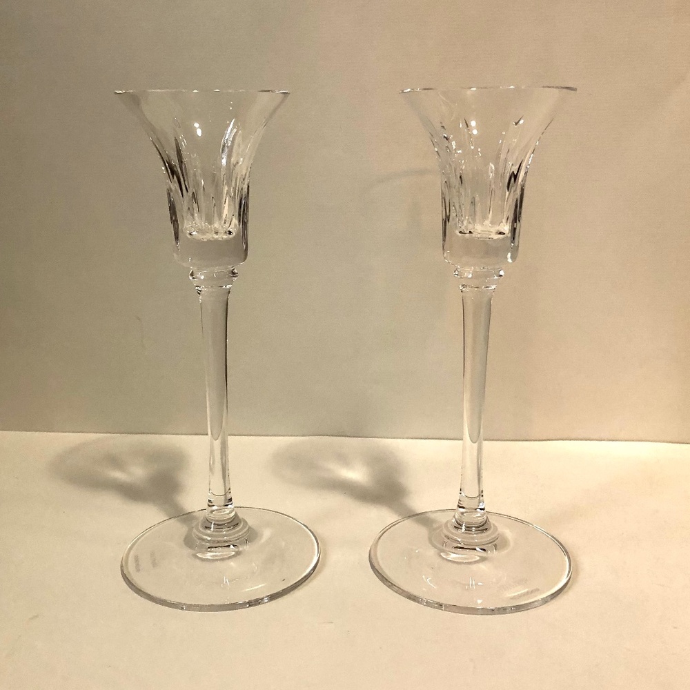 Vera Wang Wedgwood Crystal Candle Holders